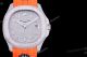 Best Quality Replica Patek Philippe Nautilus Iced Out Orange Strap SF Factory Watch (2)_th.jpg